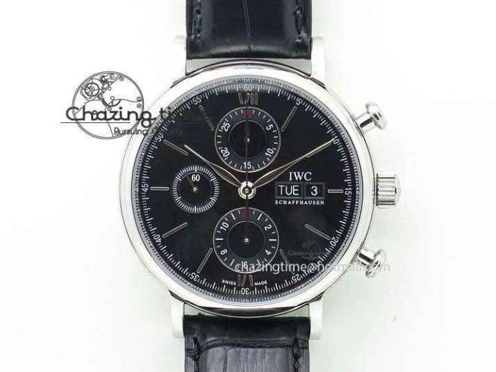MIROTIME 0812 Pilot Chrono IW388003 Real Ceramic V6F 1:1 Best Edition On Black Nylon Strap A StreetReady 7284